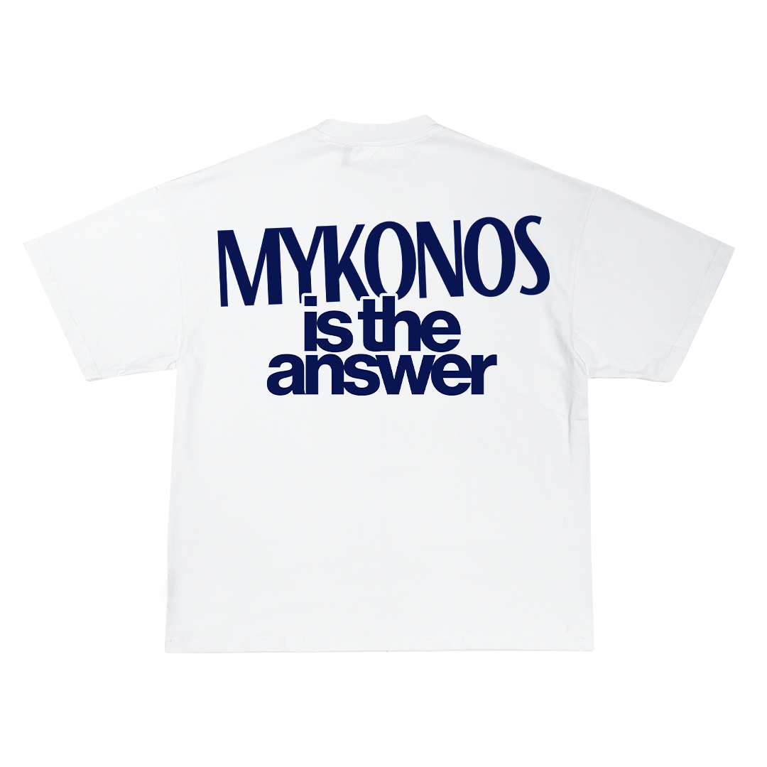 "MYKONOS IS THE ANSWER"