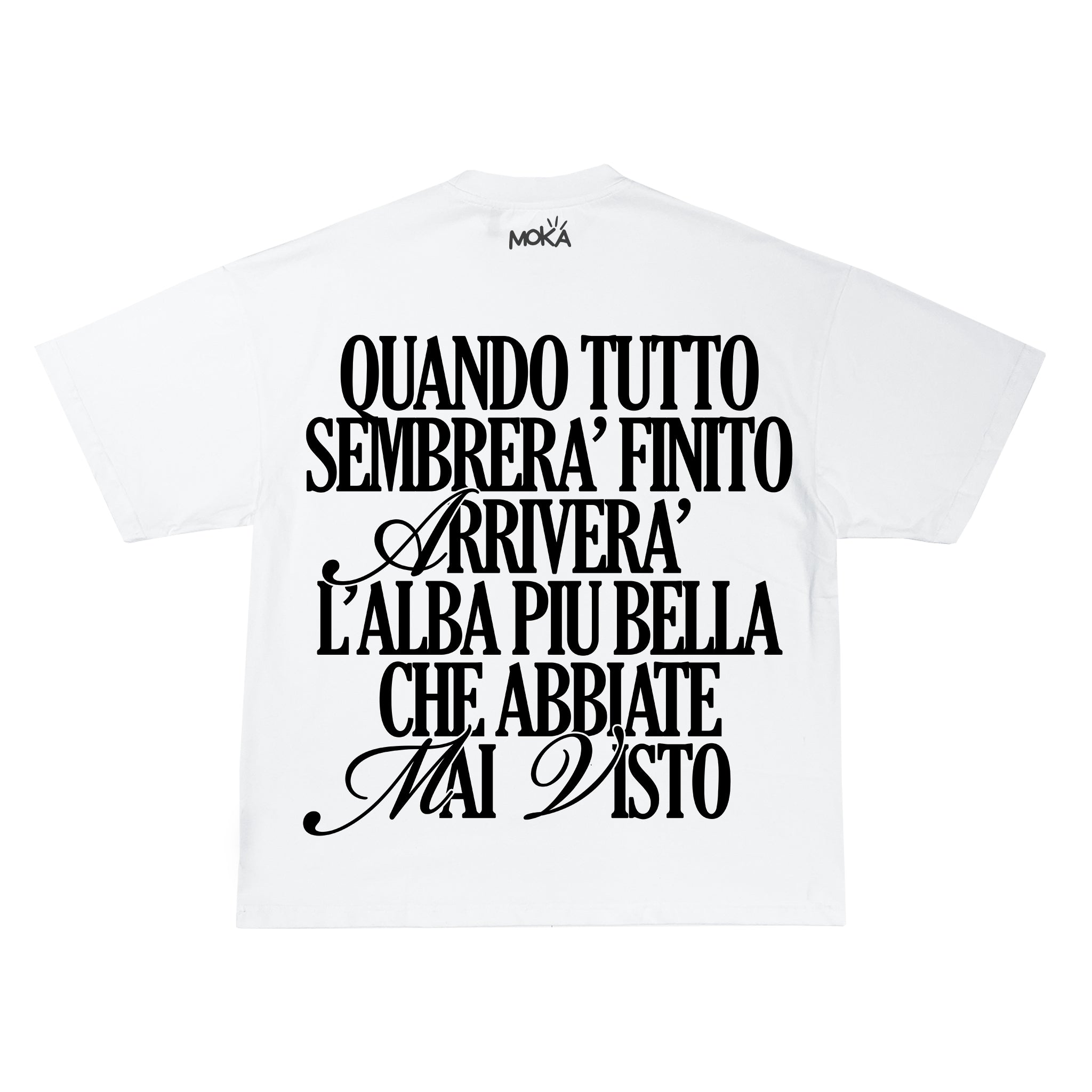 "QUANDO TUTTO SEMBRERÀ FINITO"