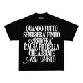 "QUANDO TUTTO SEMBRERÀ FINITO"